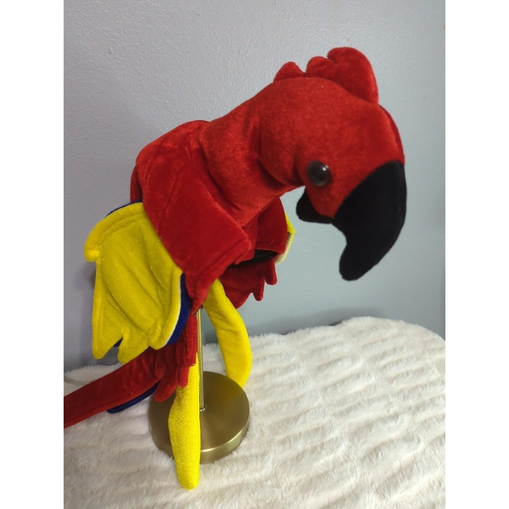 Parrot Hat Plush Costume Bird Cap Halloween Cosplay‎ Party Headwear - Picture 4 of 4